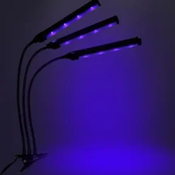 Clearance LED plantevækstlampe 72 dioder TIMER 25 W hjemmeplantedyrkning uden netadapter Kit Til Plante- & Urtedyrkning