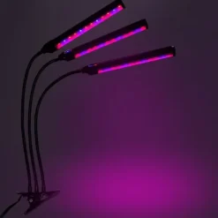 Clearance LED plantevækstlampe 72 dioder TIMER 25 W hjemmeplantedyrkning uden netadapter Kit Til Plante- & Urtedyrkning