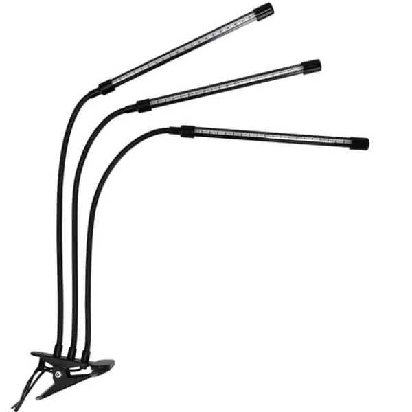 Kit Til Plante- & Urtedyrkning^LED plantevækstlampe 60 dioder TIMER 24 W hjemmeplantedyrkning med netadapter