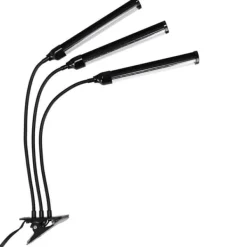 Kit Til Plante- & Urtedyrkning^LED plantevækstlampe 72 dioder TIMER 25W hjemmeplantedyrkning med netadapter