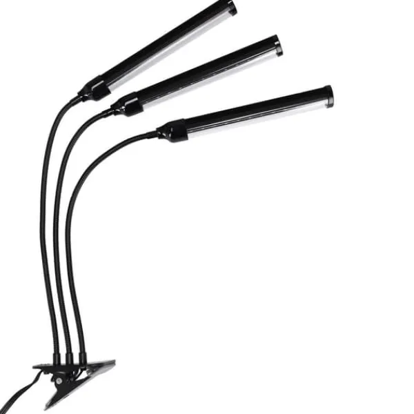 Kit Til Plante- & Urtedyrkning^LED plantevækstlampe 72 dioder TIMER 25W hjemmeplantedyrkning med netadapter