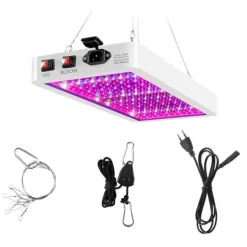 Kit Til Plante- & Urtedyrkning^LED Plantevækstlys, Fuldspektrum, 24W Effekt,Flerfarvet, EU