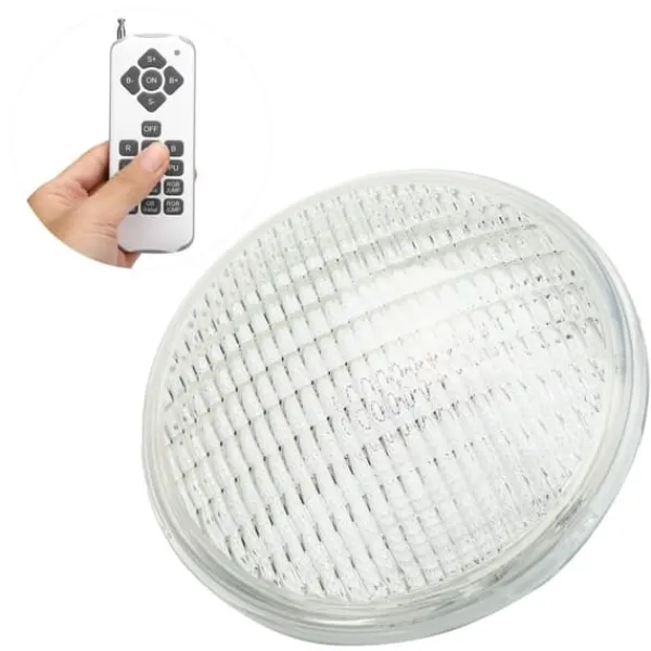 Pool- & Spatilbehør^LED swimmingpool lys Farverig indlejret fortykket glas undervandslampe til Par56 lyskilde18W 1800LM