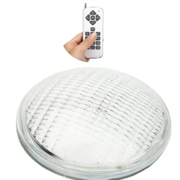 Pool- & Spatilbehør^LED swimmingpool lys Farverig indlejret fortykket glas undervandslampe til Par56 lyskilde18W 1800LM