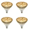 Kit Til Plante- & Urtedyrkning^LED Vækstlys, Fuld Spektrum, Hydroponisk Lampe, 4PCS 100W