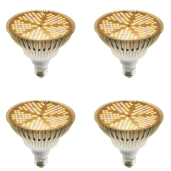 Kit Til Plante- & Urtedyrkning^LED Vækstlys, Fuld Spektrum, Hydroponisk Lampe, 4PCS 100W