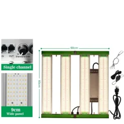 Best LED Vækstlys, Fuldspektrum, Dæmpbar Design,Enkelt Kanal Kit Til Plante- & Urtedyrkning