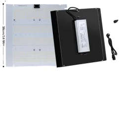 Clearance LED Vækstlys, Fuldspektrum, Justerbar Dæmpning,UV-lys Kit Til Plante- & Urtedyrkning