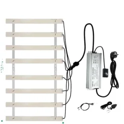 Hot LED Vækstlys, Fuldt Spektrum, Dæmpbar Design,EU, 200W Kit Til Plante- & Urtedyrkning