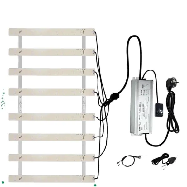 Hot LED Vækstlys, Fuldt Spektrum, Dæmpbar Design,EU, 200W Kit Til Plante- & Urtedyrkning