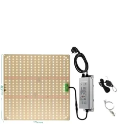LED Vækstlys, Fuldt Spektrum, Dæmpbare Funktioner,QBK1500PLUS DIM, EU Kit Til Plante- & Urtedyrkning