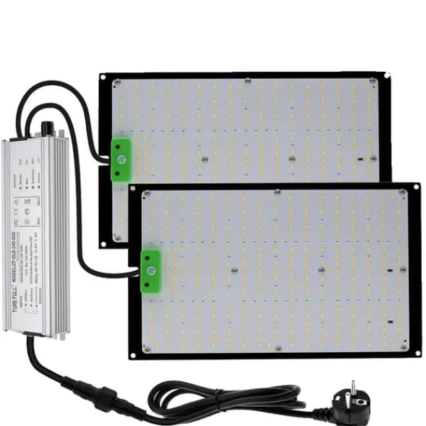 Kit Til Plante- & Urtedyrkning^LED Vækstlys, Fuldt Spektrum, Energi Effektiv,240W