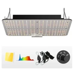 Best LED Vækstlys, 150W fuldspektrum dæmpbar, kraftfulde Samsung dioder til indendørs planter og drivhus. Daisy Chain driver til 3x3 ft telt. Kit Til Plante- & Urtedyrkning
