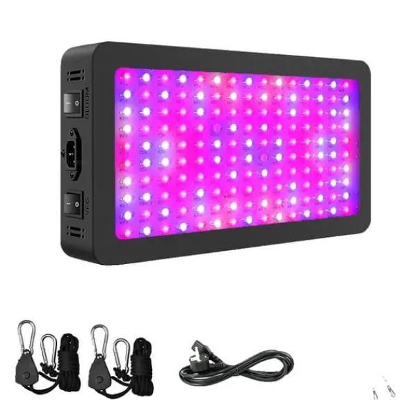New LED Vækstlys, 1500W Fuldspektrum, Dobbelt Tilstande til Vækst & Blomstring,1500W B Kit Til Plante- & Urtedyrkning
