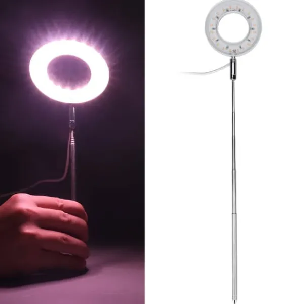 Kit Til Plante- & Urtedyrkning^LED växtodlingslampa Full Spectrum Infällbar justerbar ljusstyrka växtfyllningslampa för inomhusväxter