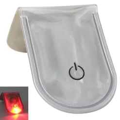 Sikkerhedslamper^LED-lys Magnetisk Clip Sikkerhed Løb Nat Campingaktiviteter - Grå