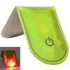 Sikkerhedslamper^LED-lys Magnetisk Clip Sikkerhed Løb Nat Campingaktiviteter - Fluorescerende