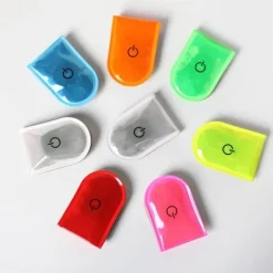 Sikkerhedslamper^LED-lys Magnetisk Clip Sikkerhed Løb Nat Campingaktiviteter - Fluorescerende