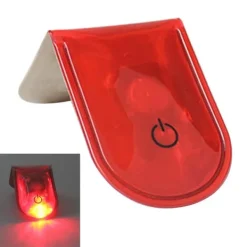 Sikkerhedslamper^LED-lys Magnetisk Clip Sikkerhed Løb Nat Campingaktiviteter - Rød