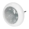 Bevægelsesdetektorer^LED-NATLAMPE MED BEVÆGELSES- OG SKUMMERSENSOR 120° 8XLED - ON-LA-2