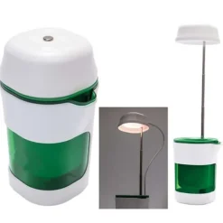 Kit Til Plante- & Urtedyrkning^LED-plantelampe med selvvandende potte - fuldspektret plantebelysning