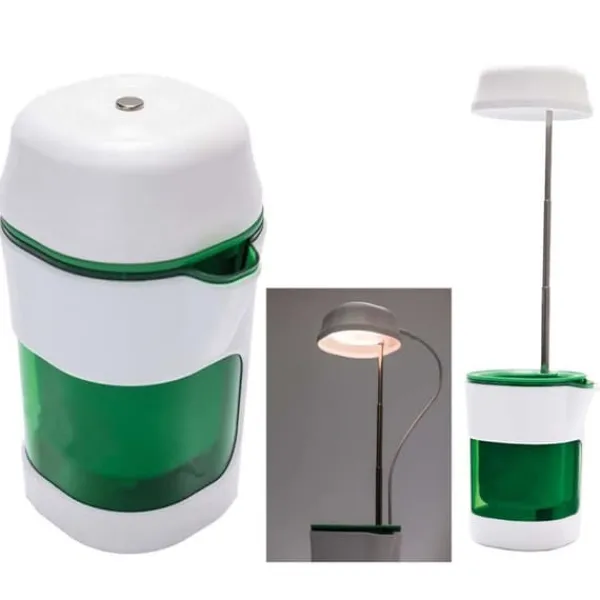 Kit Til Plante- & Urtedyrkning^LED-plantelampe med selvvandende potte - fuldspektret plantebelysning