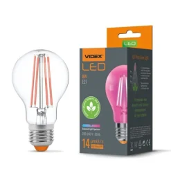 Clearance LED-pære til plantedyrkning VIDEX-E27-A60-8W-FITO Kit Til Plante- & Urtedyrkning