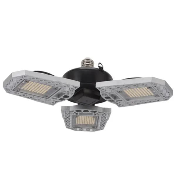 Kit Til Plante- & Urtedyrkning^LED-vækstlampe til stueplanter - 297 LED-pærer, foldbart design med tre blade - ideel til drivhuse og sukkulenter - 100-277V