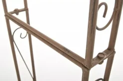 Buer, Spalier, Lysthuse Uden Tag^Lenz Antique Brown Metal Rose Arch - 264 cm High Climbing Trellis for Gardens