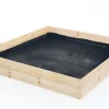 Viking Choice Plantningsbænke^Letadgang 120x120x18 cm Fyrretræs Højbed til Ældre med Jordklæde