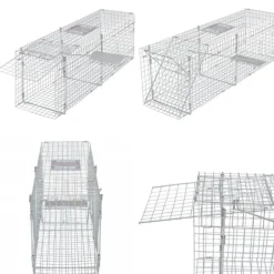 Clearance Levende fælde 100 cm galvaniseret - Levende Fælde - Levende Fælder - Home & Living Skadedyrsfælder