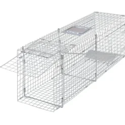 Clearance Levende fælde 100 cm galvaniseret - Levende Fælde - Levende Fælder - Home & Living Skadedyrsfælder