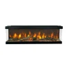New Levico 120 el-indbygningsovn - 3-sidet indbygningsovn med varme - 1400 Watt - fjernbetjening Pejse