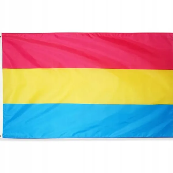 Flag & Vindposer^LGBT REGNBUEFLAG STOR 90x150cm PANSEKSUALITET F2