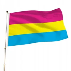 Flag & Vindposer^LGBT REGNBUEFLAG STOR 90x150cm PANSEKSUALITET F2