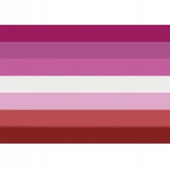 Flag & Vindposer^LGBT REGNBUEFLAG STOR 90x150cm LESBISK F5