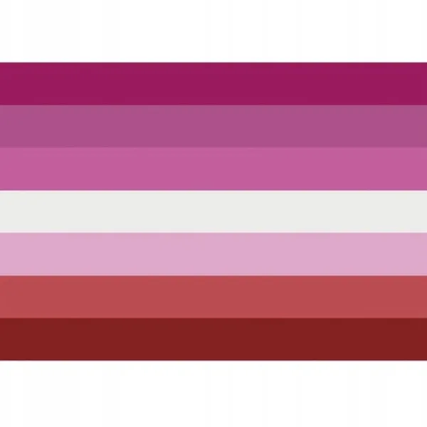 Flag & Vindposer^LGBT REGNBUEFLAG STOR 90x150cm LESBISK F5