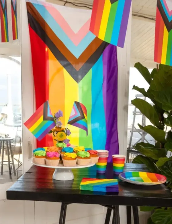 Flag & Vindposer^LGBTQ+ Regnbueflag 90 x 150 cm