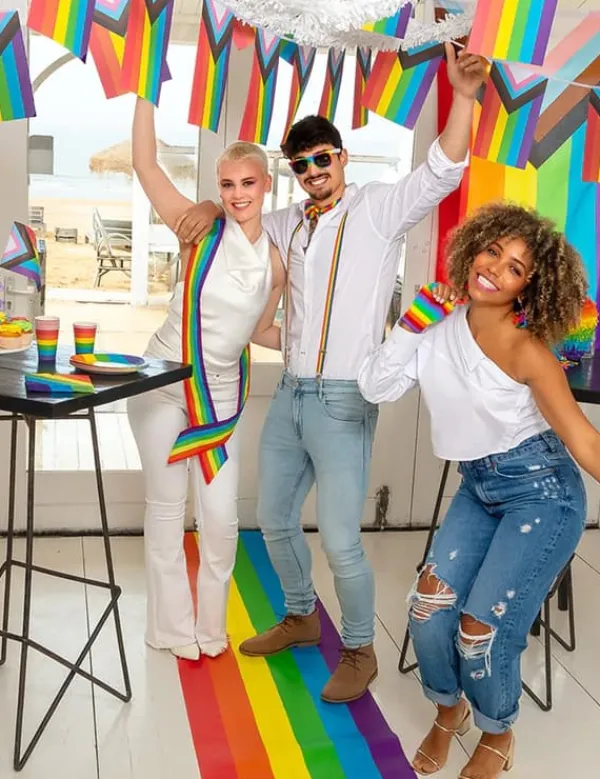 Flag & Vindposer^LGBTQ+ Regnbueflag 90 x 150 cm