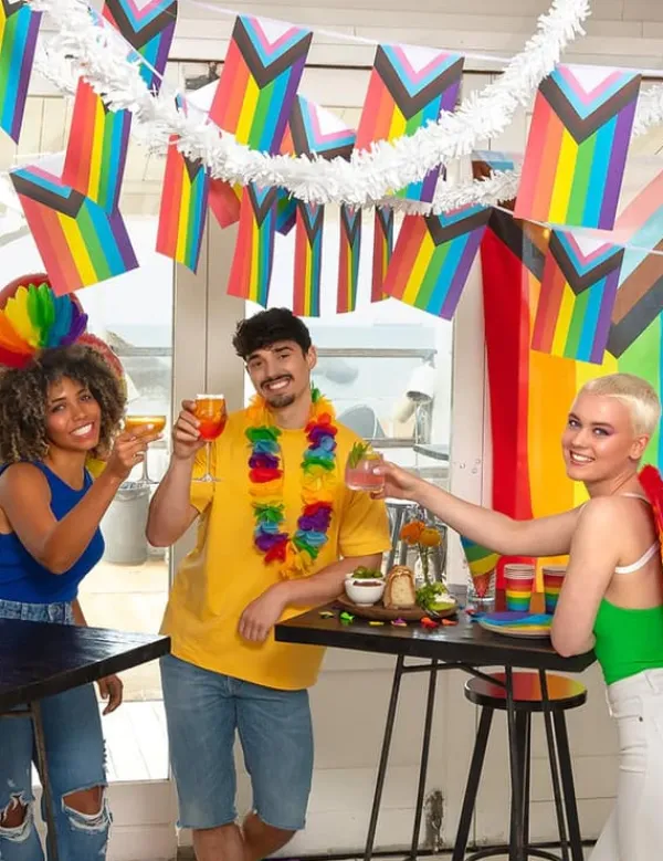 Flag & Vindposer^LGBTQ+ Regnbueflag 90 x 150 cm