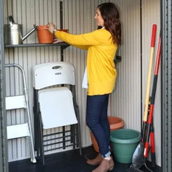 Skure, Garager & Carports^Lifetime Harpiks Opbevaringsskur 92300 3 M² Beige 214 X 142 X 227 cm