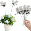 Havedekorationer^Lollanda 20 stk 3D guldsmed haveindretning i sort, guldsmede havepynt til have, krukker, planter, terrasse, dekoration