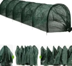Drivhus^Lollanda Drivhustunnel, Plantegitter / Plantestøtte, 300x45 cm - 2-i-1, Grøntsager, Have