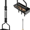Havemaskiner^Lollanda Manuel Plænelufter 96 cm - Hul tandlufter med jordopsamler og 3 hule tænder