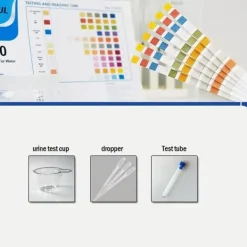Pool- & Spatilbehør^Lollanda Pool & Spa Test Strips 50-pak – 14-i-1 vandtester til pH, klor, cyanursyre, hårdhed m.m.