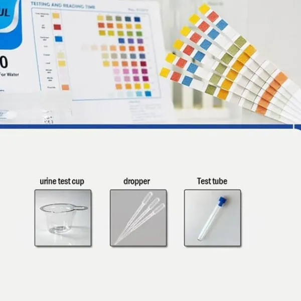 Pool- & Spatilbehør^Lollanda Pool & Spa Test Strips 50-pak – 14-i-1 vandtester til pH, klor, cyanursyre, hårdhed m.m.