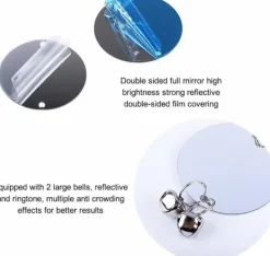 Til Fugle & Småvildt^Lollanda Reflekterende Fugleskræmsler 10 stk, Spiralformet Reflekterende Fugleskræmsel – Vindafvisende, Beskyttelse, Sølv, 30 cm