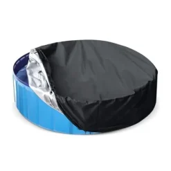 Best Lollanda Round Pool Cover til børn – Dæksel til pool, Dæksel til sandkasse og legetøj, Solskærm og Dæksel til hundebassin, 162x30cm Pool- & Spatilbehør