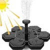 Springvand & Damme^Lollanda Solar Powered Fountain Pump med 7 Dyser - Flydende Solar Fountain Pump, til have, pool og fuglebad