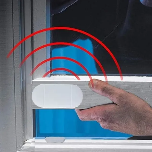 New Lollanda Wireless til dør- og vinduesalarm – 130 dB alarm, 2 fjernbetjeninger, nem installation, hjemmealarmsystem Hjemmealarmsystemer